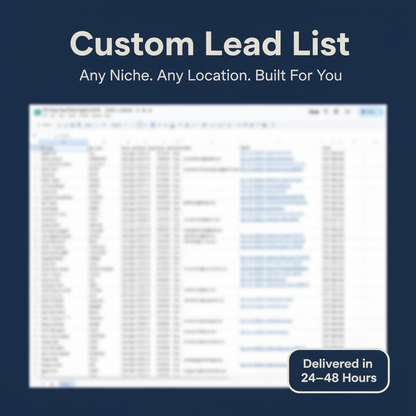 Custom Lead List Hero